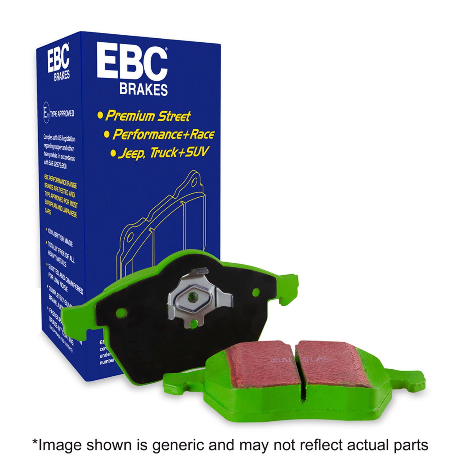 EBC Brakes Greenstuff 2000 Series Sport Brake Pads